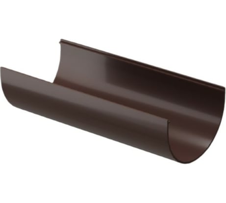 Водосточный желоб Docke STANDARD 120 мм х 2 м., темно-коричневый PVTP-1023
