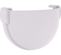 Заглушка желоба Grand Line Дизайн 135 ПВХ GL белый (RAL 9003) 422291