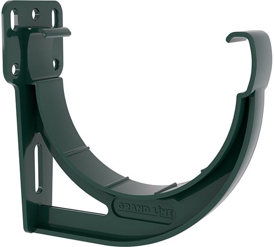 Кронштейн желоба Grand Line slider Дизайн 135 ПВХ GL зелёный (RAL6005) 422326 1