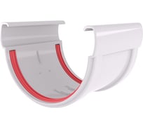 Соединитель желобов Grand Line Дизайн 135 ПВХ GL белый (RAL 9003) 422293