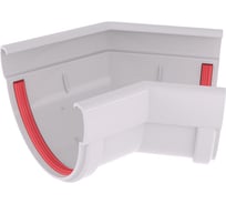 Угол желоба Grand Line 135 град.Дизайн 135 ПВХ GL белый (RAL 9003) 422296