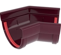 Угол желоба Grand Line 135 град.Дизайн 135 ПВХ GL бордо (RAL 3005) 422320