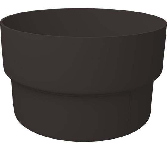 Муфта трубы соединительная Grand Line ПВХ GL коричневая (RR32) 212375 1
