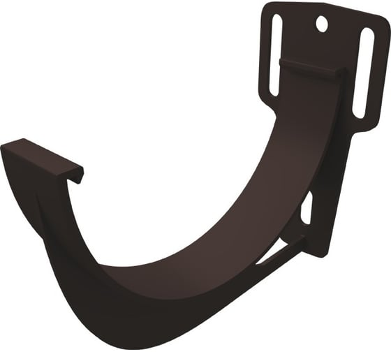 Кронштейн желоба Grand Line slider Классика 120 ПВХ GL коричневый(RR32) 212374