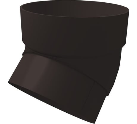 Колено трубы Grand Line 45 град. ПВХ GL коричневое (RR32) 212373