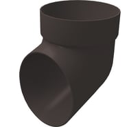 Колено сливное Grand Line ПВХ GL коричневое (RR32) 212372