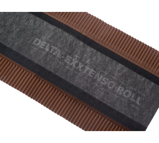 Вентиляционный рулон для конька и хребта Delta -EXXTENSO- ROLL переменной ширины (до 450 мм.) для высокопрофильной черепицы, красный, 310/450 мм х 5м 2204337