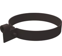 Хомут трубы Grand Line Kliker ПВХ GL Premium черный RAL 9005 458378