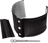 Хомут трубы метал. на камень Grand Line GL ПВХ графит (RAL 7024) 254881