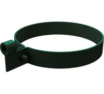 Хомут трубы Lite ПВХ GL зелёный (RAL 6005) Grand Line 267536