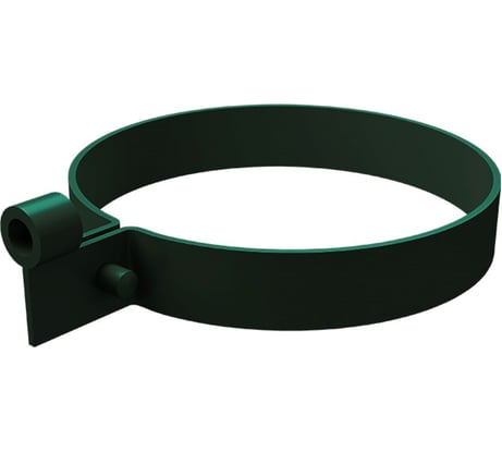 Хомут трубы Lite ПВХ GL зелёный (RAL 6005) Grand Line 267536