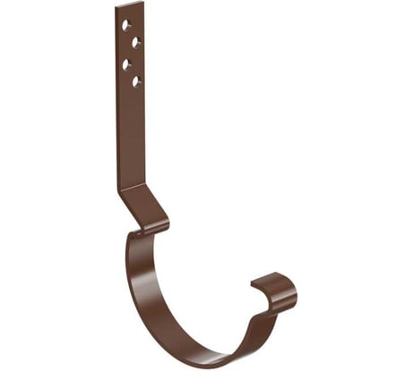 Держатель желоба карнизный МЕТАЛЛИК и КО 125, цинк, 4.00 (RAL 8017) п/о О0000054587