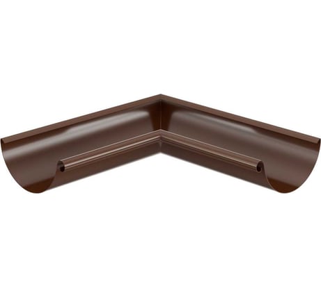 Желоб угловой внутренний штампованный МЕТАЛЛИК и КО цинк, 0.50 (RAL 8017) О0000082300