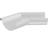 Желоб угловой наружний МЕТАЛЛИК и КО 135, цинк, 0.50 (RAL 9003) п/о НN_02169804