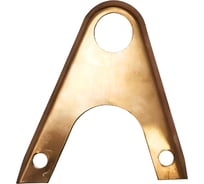 Верхняя опора снегозадержания Edelfix Медная (медь), 1 шт. EKV