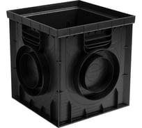 Дождеприемник Ecoteck L пластиковый 300x300 черный ДИ 23405000