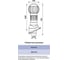 Комплект для металлочерепицы ERA RRTV D160 Monterrey пластик Gray graphite RRTV+M 160 Gray Graphite 5