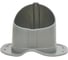 Проходной элемент для металлочерепицы ERA SPTM Monterrey Silver SPTM Silver 2