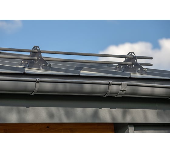 Снегозадержатель для фальцевой кровли Grand Line RAL 7024 1 100100