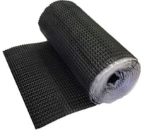 Лента для примыкания гофрированная алюминиевая Grand Line Optima черная, 280 мм, 2,5 м 550250