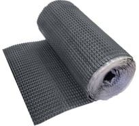 Лента для примыкания гофрированная алюминиевая Grand Line Optima серая, 280 мм, 2,5 м, 550249