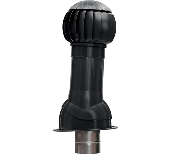 Комплект для фальцевой и битумной кровли ERA RRTV D160 пластик Black RRTV+S 160 Black