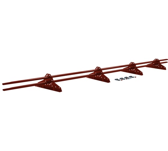 Трубчатый снегозадержатель Grand Line NEW RAL 3009 3 089888