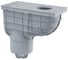 Ливнеотвод Alca Plast 300x155/125 мм, сток – прямой, серый AGV2S 1