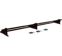 Снегозадержатель трубчатый универсальный Grand Line Optima RAL 8019, 3 м, 063672