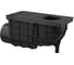Ливнеотвод Alca Plast 300x155/110 мм, сток – боковой, черный AGV3 1