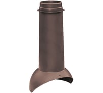 Выход вентиляции KROVENT Pipe-VT коричневый 097559