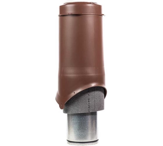 Выход вентиляции KROVENT Pipe-VT 150 ИЗ коричневый 097568