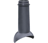 Выход вентиляции KROVENT Pipe-VT черный 098182