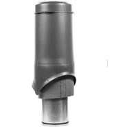 Выход вентиляции KROVENT Pipe-VT 125 ИЗ серый 098187