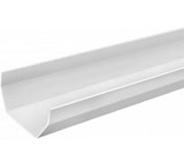 Желоб водосточный IMPLAST 110 мм, U110/67, L=80 см, белый, UW08