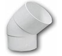 Отвод колено соединение водосточной трубы IMPLAST 67 гр, 80 мм, G130/80, белый, 12678