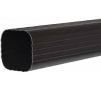 Труба водосточная IMPLAST d=67 мм, U110/67, L=80 см, коричневая, TB08