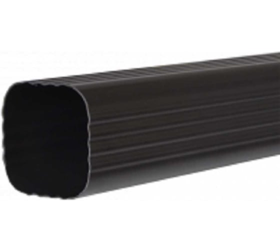 Труба водосточная IMPLAST d=67 мм, U110/67, L=80 см, коричневая, TB08