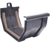 Соединение желоба IMPLAST 110 мм U110/67, серый UCG