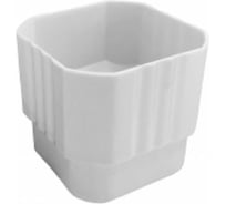 Муфта водосточной трубы IMPLAST 67 мм U110/67, белая TSW