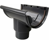 Воронка центральная IMPLAST G130/80, серая 16014