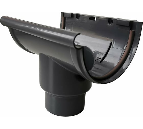 Воронка центральная IMPLAST G130/80, серая 16014