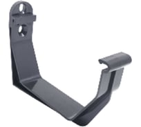 Кронштейн желоба IMPLAST ПВХ 110 мм U110/67, серый UBG