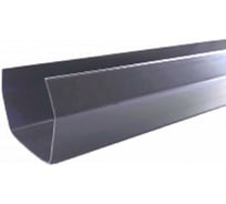 Желоб водосточный IMPLAST 110 мм U110/67 , L=80 см, серый UG08