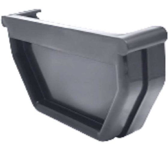 Заглушка желоба IMPLAST 110 мм U110/67 унгиверсальная L/R, серая UEG 1