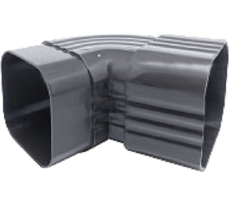 Отвод колено соединение водосточной трубы IMPLAST 67гр./67 мм U110/67, серый TBG