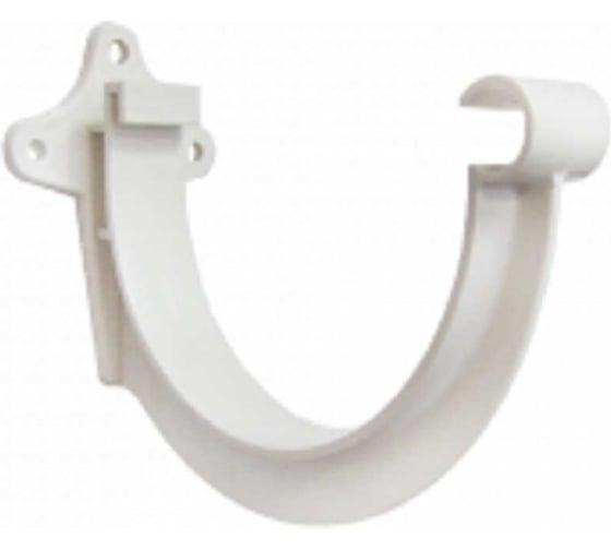 Кронштейн желоба IMPLAST ПВХ 130мм G130/80, белый, 2 шт. 10794-2