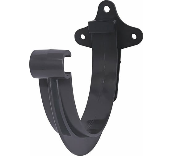 Кронштейн желоба IMPLAST ПВХ 130мм G130/80, серый , 2 шт. 16017-2