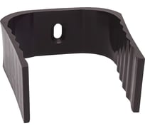 Хомут (кронштейн) трубы IMPLAST ПВХ 67мм U110/67, коричневый, 3 шт. TCB-3