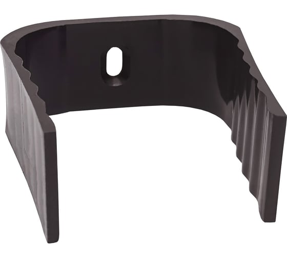 Хомут (кронштейн) трубы IMPLAST ПВХ 67мм U110/67, коричневый, 3 шт. TCB-3 1